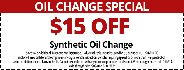 Synthetic Oil Change